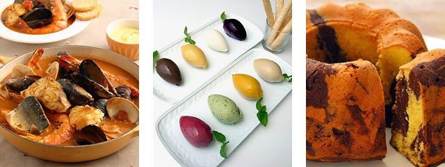 『イル・プルー・シュール・ラ・セーヌ』では、フランス料理やスイーツの作り方を学べる教室がある。